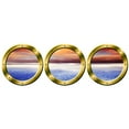 thumbnail image 3 of VWAQ Arctic Scenery Wall Decals - Porthole Window Decor, Boat Window - VWAQ-SPW7 (20" Diameter, Gold), 3 of 3