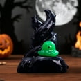 thumbnail image 2 of Hudfg Halloween Miniature Decor Miniature Figurine Decoration For Halloween Winter Holiday, Mini Witch And Mini Owl, 2 of 4