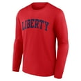 thumbnail image 2 of Men's Red Liberty Flames Arch Long Sleeve T-Shirt, 2 of 3