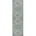 thumbnail image 2 of JONATHAN Y SANTA MONICA 2 x 8 Runner Rug, Estrella Bohemian Medallion Textured Weave - Teal/Gray, SMB105C-28, 2 of 5