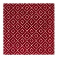 thumbnail image 3 of Unique Loom Trellis Shag Collection Area Rug - Ruth (10' Square Burgundy Red/Ivory), 3 of 10