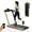Golden, variant on Gymax Motorized Treadmill Folding Under Desk Electric Treadmill w/ APP Silver