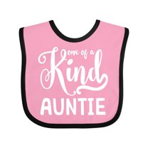 Inktastic Gift for Aunts | One of a Kind Auntie (white) Girls Baby Bib