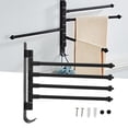 thumbnail image 1 of Stainless Steel Swivel Towel Rack 180 Degree Rotating Space Saving Rust Proof for Bathroom Long Service Life, 1 of 7