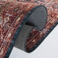 thumbnail image 5 of SAFAVIEH Tucson Faith Traditional Machine Washable Area Rug, 4' x 6', Rust/Green, 5 of 8
