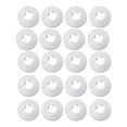 thumbnail image 1 of 20 piezas de cubierta de tubería de agua con brida de 1/2 pulgada, decoración de cubierta de tubería blanca de 16 mm, decoración de tubería de pared Ra White, 1 of 5