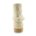 thumbnail image 4 of No Boundaries Women's Foldover Sweater Faux Fur Boots, 4 of 7