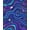 Purple, Pattern 3, variant on ODIKA 4x6 Machine Washable Non-Slip Area Rug, Tidal Wave Design With Starfish and Shell Accents in Nautical Theme High Traffic Rug, Purple, 703485