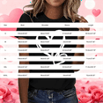 thumbnail image 3 of WTXUE Valentines Tshirts Love Heart Printed Shirts Graphic Tees Crewneck Short Sleeve Tops Business Casual Tops Dressy Casual Beach Tops Dressy Casual Tops Vacation Tops Trendy Tops Light Ashy Xxl, 3 of 7