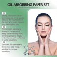 thumbnail image 4 of 100Pieces Convenient Oil Blotting Paper, With Powder Puff Mirror Face Blotting Paper Refreshing Oil Control, Oil Removal And Makeup, 4 of 5