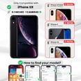 thumbnail image 2 of Entronix Heavy Duty Case Compatible with iPhone XR, Hybrid Hard Cover, Purple, 2 of 8