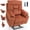 Orange, variant on Large Power Lift Lazy Boy Recliner Chair with Heated and Massage, Upgraded Dual Motor Lay Flat Recliners, 25in Extra Wide Seat, Cup Holder, Side Pocket