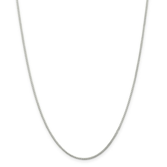 Primal Silver Sterling Silver 1.25mm Polished Round Spiga Chain