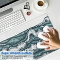thumbnail image 4 of Choppy Green Waves&nbsp;desk Mouse Padwaterproof,rubber+multispandexno Slip MousepadsDesk Pad for Office Home Game 31.5x15.7inches, 4 of 7