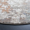 thumbnail image 3 of Safavieh Jasmine Ezekiel Abstract Area Rug, Gray/Gold, 5'3" x 5'3" Round, 3 of 11
