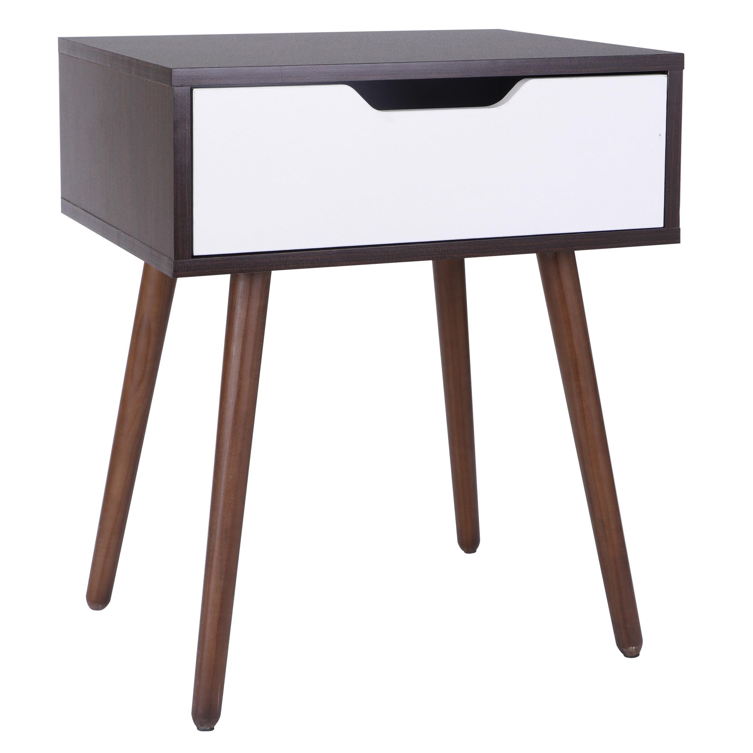 ZENSTYLE Modern Style Home Livingroom Storage Rack Wood Table with ...