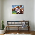 thumbnail image 4 of Curious Cow I, Animals Stretched Canvas Wall Art by Carolee Vitaletti Sold by Art.Com, 4 of 5