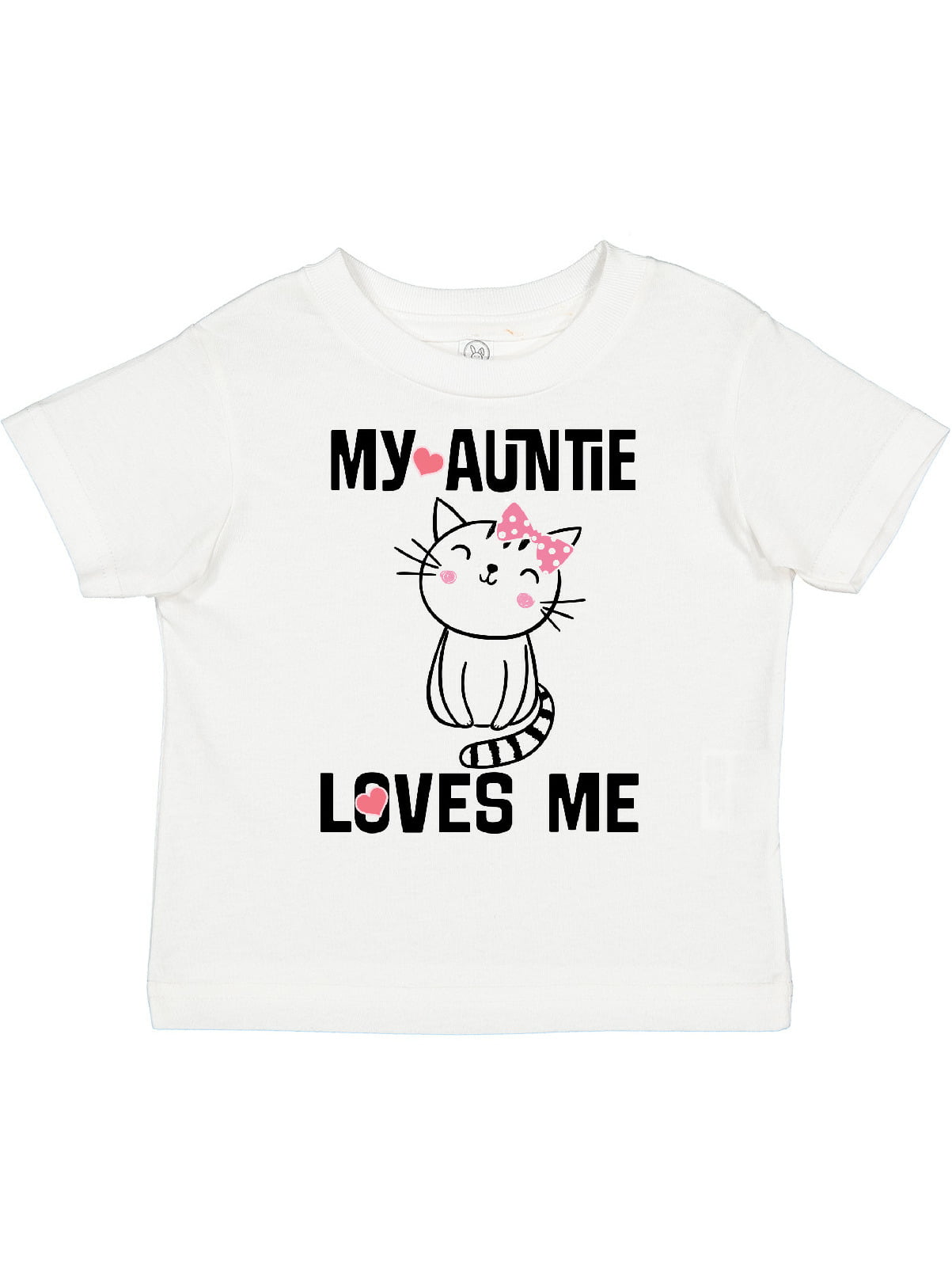 inktastic Auntie Loves Me Niece Gift Toddler T-Shirt