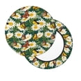 thumbnail image 7 of Uemuo Sunflowers And Butterflies Pattern Round Bar Stool Seat Covers Washable Stool Cushion Slipcover Elastic Bar Chair Covers-12 inch, 7 of 7