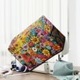 thumbnail image 4 of Flower Sewing Machine Cover with Storage Pockets, Sewing Machine Dust Cover for Janome Singer Brother, Waterproof Fabric with Floral Print, Protects from Dust Scratches,, 4 of 6