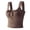 Coffee, variant on Women's Summer Solid Color Bow Back Suspender Top Casual Sleeveless Polyester Relaxed Fit Daily Wear