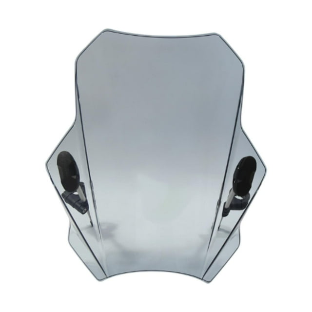 koolsoo Generic Motorcycle Windshield Accessories Windproof Motorbike Wind Deflector Grey