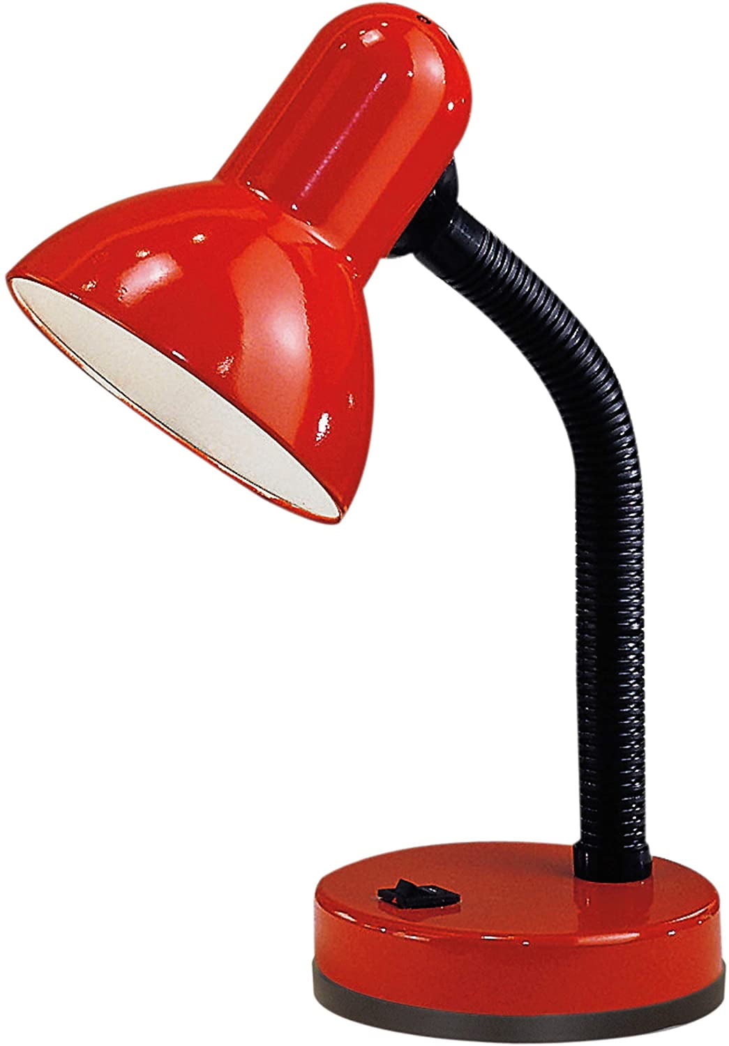 red light reading lamp