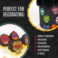 thumbnail image 4 of Sugar Robot Inc. Sugar Skulls - Set of 24 - Edible Halloween Cake Toppers, 4 of 7