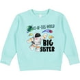 thumbnail image 2 of Inktastic Out of This World Big Sister Astronaut in Space Toddler Sweatshirt, 2 of 4