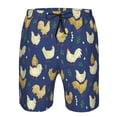 thumbnail image 3 of Fotbe Funny Chicken Trajes de Baño Estampados para Hombre, Shorts de Verano de Secado Rápido, Ropa de Playa, Bañadores-X-Large, 3 of 6