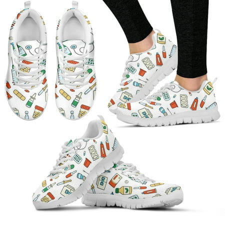 

Medical Supplies Printing Summer Comfortable Breathable Shoes Black Sole Light Casual Shoes Zapatos Planos De Mujer