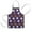 Halloween Purple Ghosts, variant on Halloween Purple Spider Web Pattern Kids Aprons for Girls and Boys,Adjustable Neck Strap Toddler Aprons for Kids Cooking Baking,23.6"x19"