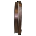 thumbnail image 1 of Reliant Ribbon 4950-092-03C 0.625 in. 100 Yards Double Face Satin Ribbon, Brown, 1 of 3