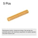 thumbnail image 3 of Troquel Resorte, 16mm OD 90mm Largo 5uds Espiral Estampado Ligera Carga Compresión Troquel Muelles para 3D Impresora Eléctrica Parte, Amarillo, 3 of 5