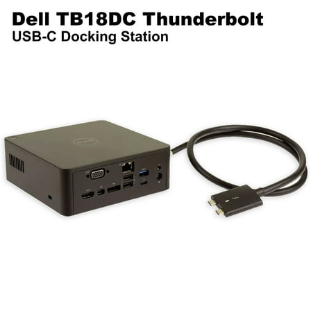 Open Box Dell Precision TB18DC Thunderbolt 3 Dual USB-C Docking Station – 2RRTM