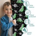thumbnail image 3 of Blackout Kids Curtains,Black Cartoon Space Dinosaurs Pattern Childrens Insulated Curtains Set Of 2,Bedroom Essentials,Toddler Room Decor 42"x63", 3 of 5