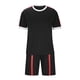 thumbnail image 5 of Conjunto de Manga Corta Y Pantalones Cortos de 2 Piezas, Juego de Jogger Casual de Color Sólido para Hombres, 5 of 6