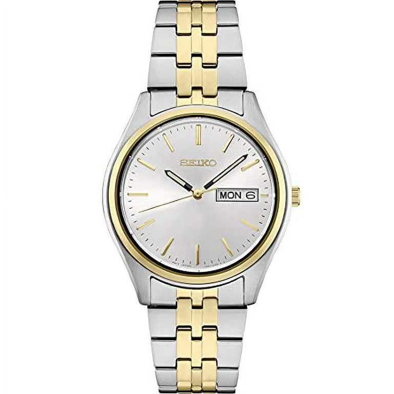 Seiko Essentials Quartz Silver Dial Men s Watch SUR430 Walmart