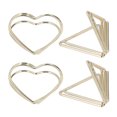 thumbnail image 4 of Clips de papel de metal clips de papel antioxidantes de clip de nota tridimensional de doble capa para clasificación de archivos ANGGREK Otros, 4 of 8
