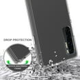 thumbnail image 5 of AquaFlex Hybrid Slim Designed For TCL 20 Pro 5G Case Transparent Clear, 5 of 6