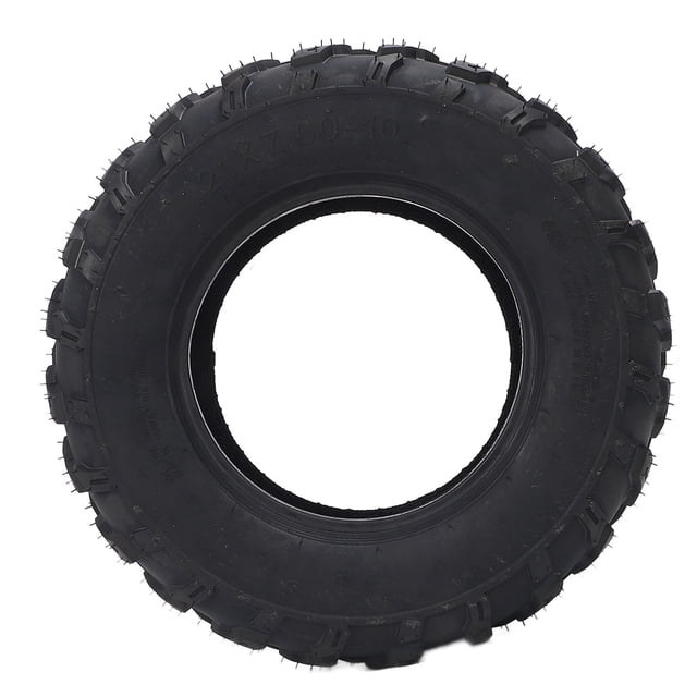 Pneus de Roue ATV, Pneu 21x7-10 Adhérence Améliorée Durable Pneu en Caoutchouc Antidérapant pour Kart