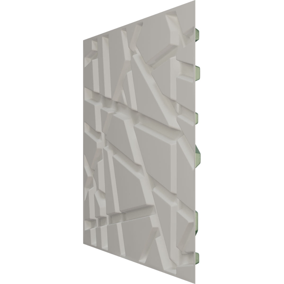 19 5/8"W x 19 5/8"H Evergreen EnduraWall Decorative 3D Wall Panel, Universal Pearl Metallic Sea Mist (Covers 2.67 Sq. Ft.)