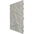 thumbnail image 4 of 19 5/8"W x 19 5/8"H Evergreen EnduraWall Decorative 3D Wall Panel, Universal Pearl Metallic Sea Mist (Covers 2.67 Sq. Ft.), 4 of 6