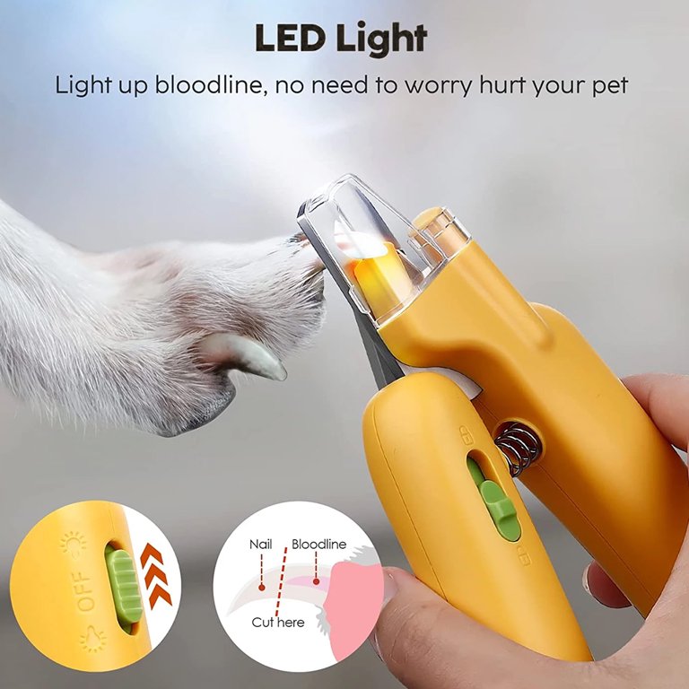 Light up sales dog nail trimmer