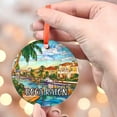thumbnail image 4 of Boca Raton Florida Christmas Ornament, Ceramic/Acrylic - Boca Raton Florida Oceania Travel Souvenir, Festive Tree Ornament, Travel Keepsake 2025, Wanderlust Gift, Commemorative 2025, 4 of 5