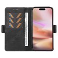 thumbnail image 2 of Funda tipo billetera de cuero Shaofei para iPhone 16 Plus Azul, 2 of 5