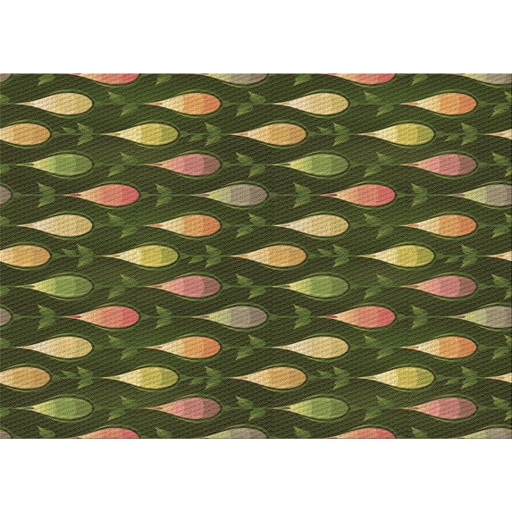 Ahgly Company Indoor Rectangle Patterned Milk Chocolate Brown Area Rugs, 7' x 10'