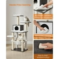 Cat Tree, 54.3Inch Modern Cat Tower for Indoor Cats, MultiLevel Cat