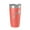 Coral, variant on Lake Wallenpaupack Map Tumbler Travel Mug Insulated Laser Engraved Coffee Cup Pennsylvania 20 oz Red