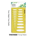 thumbnail image 4 of Traceease Geometric Drafting Ellipse Template Drawing Stencil, Designing Template Measuring Ruler, 4 of 6